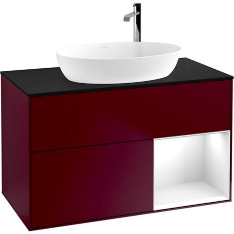 Villeroy & Boch F902GFHB Meuble sous-lavabo Finion F90 (1/2)