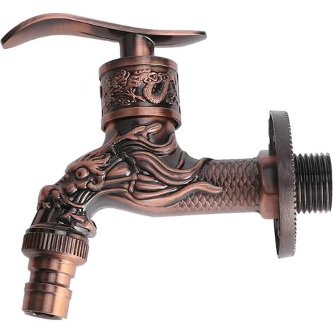 Robinet d'évier rétro, robinet décoratif pour cuisine et salle de bain, aérateur, installation facile et design durable. (1/5)