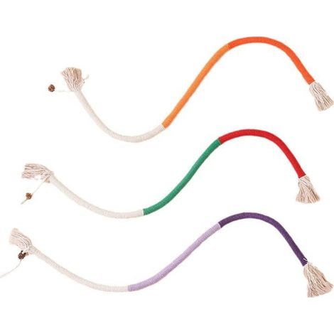 Jouets à mâcher pour chat - 3 pièces avec herbe à chat naturelle - Jouet de nettoyage des dents pour chatons d'intérieur (1/5)