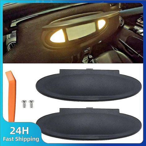 Couvercle de miroir de courtoisie de rechange pour pare-soleil de Porsche 911, 996, 997 Boxster 986 Cayman 987 - Pare-soleil - 1 jeu (1/3)