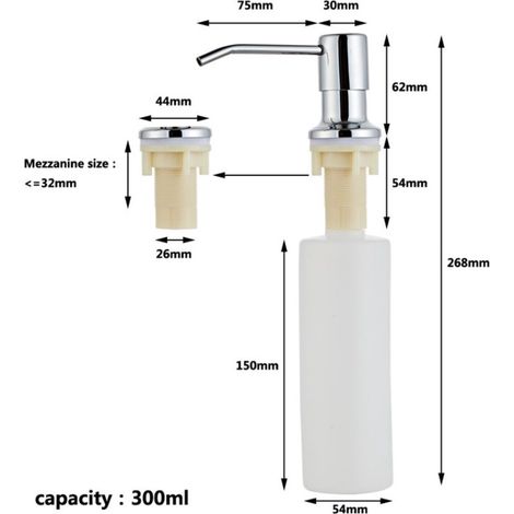 Go Go Gadget – Luxuriöser 300-ml-Seifenspender – Einbaufertig – Hochwertig – Langlebig – Benutzerfreundlich – AquaForge (1/3)