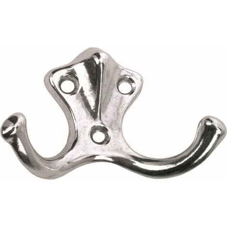 HSI Mantelhaken, Aluminium, poliert, 42mm, 1 STK