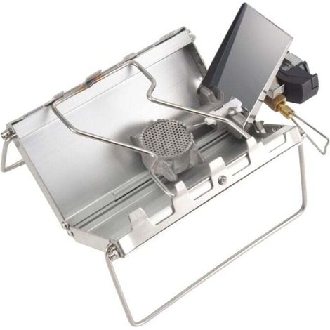RéChaud de Camping ExtéRieur Portable Coupe-Vent Haute Puissance Cassette CuisinièRe à Gaz Accessoires Pique-Nique (1/4)