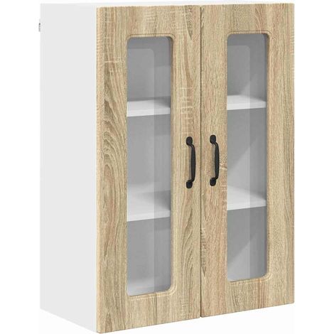 Meuble mural de cuisine,Armoire de cuisine avec porte Chêne Sonoma 60 x 31 x 80 cm CFW89693 (1/5)