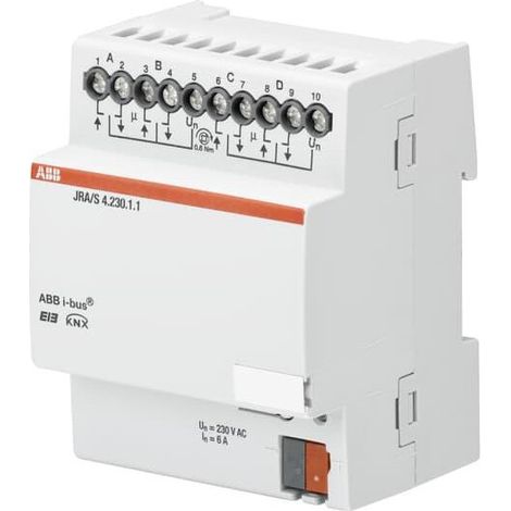 Actionneur de volets roulants Abb KNX JRA/S 4 Canaux KNXG005 (1/3)