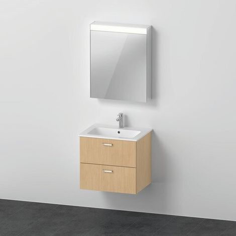 DURAVIT XB0075L30300000 Meuble-lavabo avec mitigeur et armoire miroir X