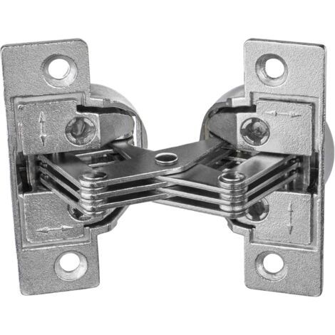 Charnière de Meubles à Vis - GS 45 Charnière pour 45° Onglet Angle D'Ouverture 135° Acier Nickelé 1 Pièce - Charnière de Raba (1/4)