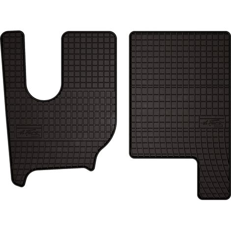 Alfombrillas de goma para coche: Renault T truck (2013-) - negras, a medida (1/5)
