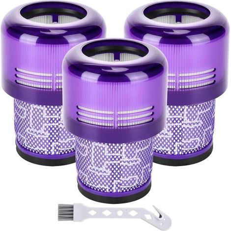 Filtres de Remplacement - Lot de 3 pour Aspirateur Dyson V11 Absolute Extra Pro Animal Torque Drive V15 Detect (1/5)