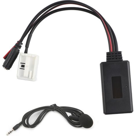 Adaptador de micrófono manos libres Bluetooth RD4 para radios de coche Peugeot (12 pines), compatible con música, AUX y llamadas (1/5)