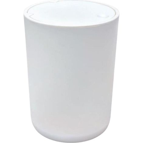 Badezimmer-Mülleimer - HEUTE - NUTZUNG - 8,5 L - Ø 21 x H 29 cm - Polypropylen - Weiß