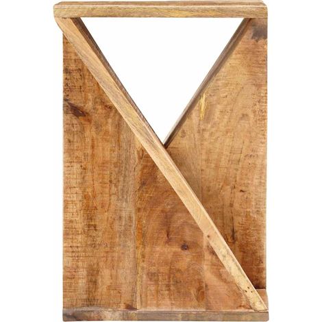 Maison Exclusive - Tavolino di Servizio 35x35x55 cm in Legno Massello di Mango (1/5)