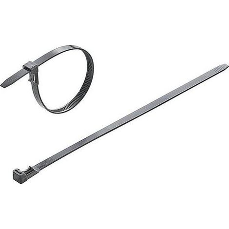 Multipack Weidmüller KABELBINDER 365-7,8 169794 SW (365-7,8 SW) - 100 Stück