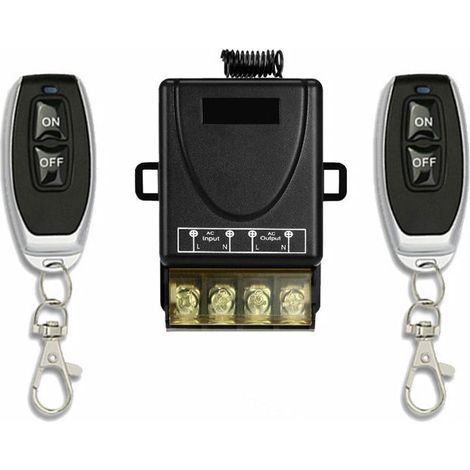 Interruttore di controllo remoto wireless ad alta potenza 433 Mhz, AC 220 V 30 A RF per luce, pompa dell'acqua, elettrodomestici, irrigazione agricola (1/5)