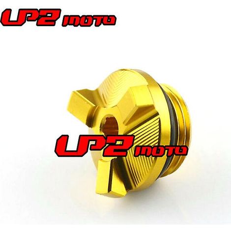 Pour BMW G310GS G310R 2017-2018 : vis de vidange, vis de jauge d'huile, bouchon de remplissage d'huile (doré) (1/5)