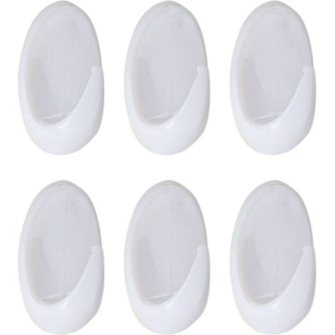 Set aus 6 haken abs 3m - weiss - Tendance