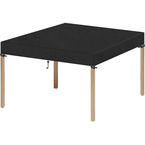 Protective cover for outdoor furniture, table top cover, outdoor protective cover, coffee table, small, Oxford fabric, square table cover, 70 x 70 x 15 cm (1/5)