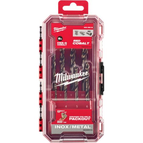 Coffret 8 forets métaux HSS cobalt - MILWAUKEE - 4932499256 (1/2)