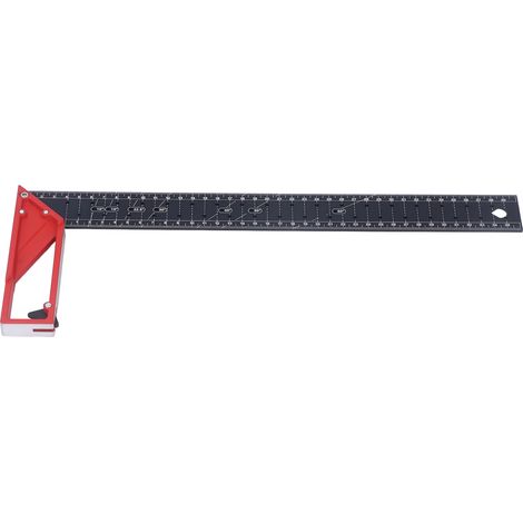 Rapporteur pour le travail du bois, 30°, 45°, 90°, épaisseur 3 mm, réglable, haute précision, universel pour les mesures jusqu'à 40 cm / 15,75 pouces (1/5)