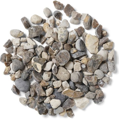 Ocean Flint Bulk Bag 850 kg Chippings - 15-22 mm Multi-Coloured Stone - L100 x W100 x H80 cm
