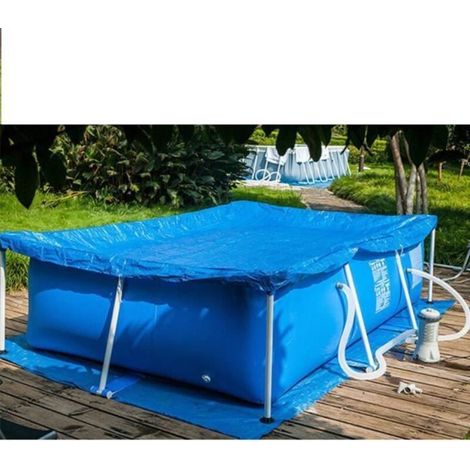 Luftpolsterfolie für rechteckige Pools 220x150 cm - Verstärktes Gewebe für Röhrenpools (1/5)