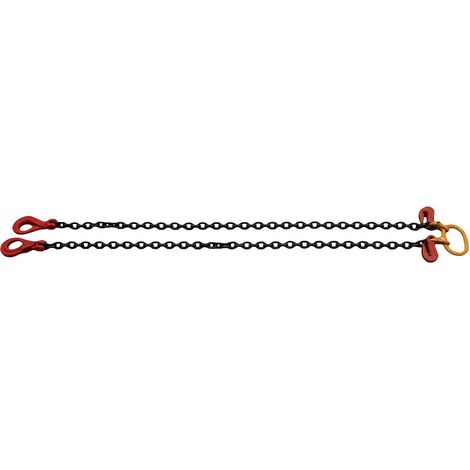 Élingue chaîne 2 brins 10 mm, longueur 2 mètres, capacité 4,2 tonnes - PRAMAC