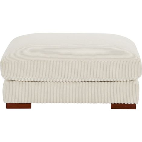 Pouf in Velluto a coste Beige - SPERONE di PASCAL MORABITO (1/3)