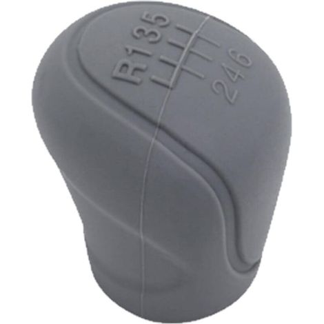 1 set di copri pomello del cambio in silicone (grigio), copertura protettiva universale per pomello del cambio auto, adatta per Great Wall Haval H2S/H6/M6-Crezuo