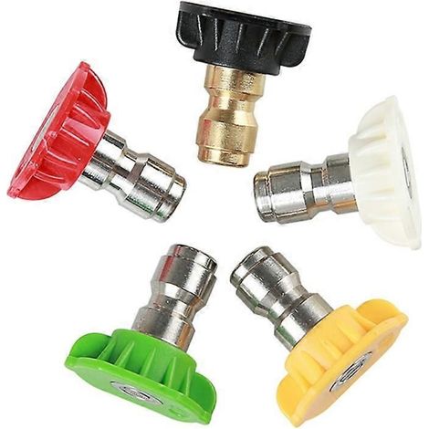 5pcsSet 14" Quick Connector Car Washing Nozzles Metal Jet Lance Nozzle High Pressure Washer Spray Nozzle (1/5)