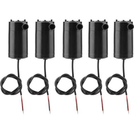 Pompe, pompe à air électrique, 5 pièces/ensemble DC 3 V -5 V Mini pompe à eau Submersible pour aquarium fontaine d'aquarium (1/5)