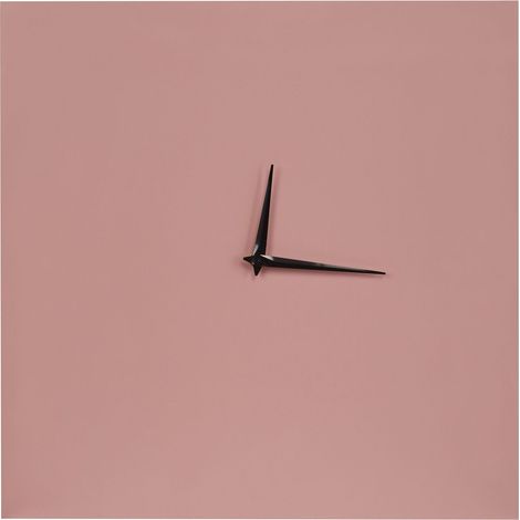 Wanduhr TOMAR 40 cm Metall Rosa (1/5)