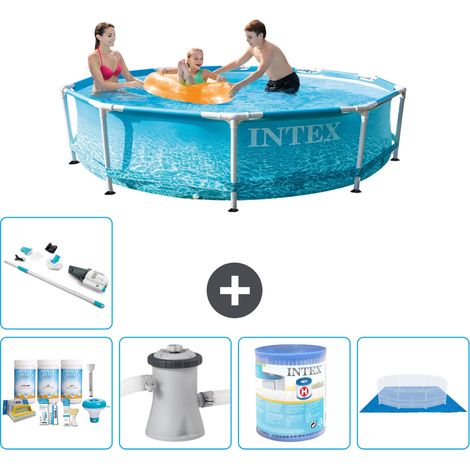 Intex Piscine Tubulaire Ronde - 305x76 cm - 6-pièces S31336 (1/5)