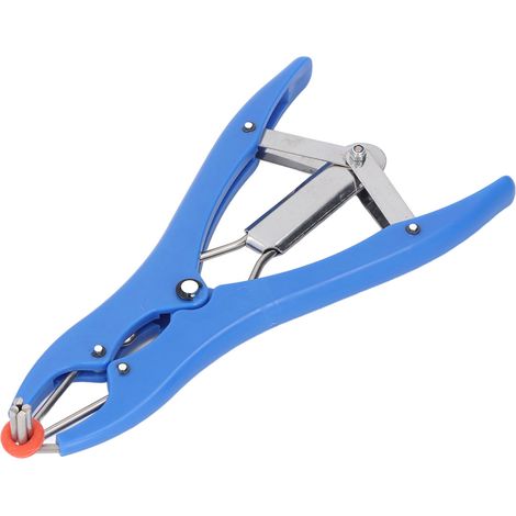 Kit de castration sans effusion de sang avec 100 anneaux en acier inoxydable pour chèvres, veaux et agneaux. (1/5)