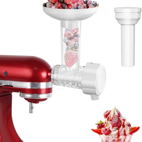 Accessoires pour machine à purée de nouilles à la crème glacée aux fruits compatibles avec les accessoires KitchenAid (1/5)