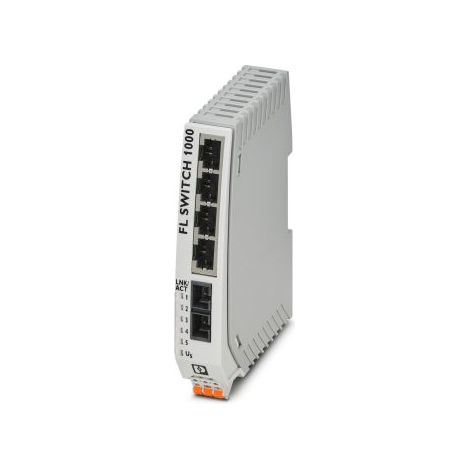 Switch Ethernet Phoenix Contact FL SWITCH 1000 4 Ports RJ45, 10/100Mbit/s, montage Rail DIN 24V c.c. ( Prix pour 1 )