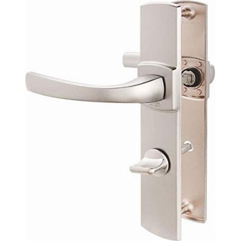 Muze ASSA ABLOY, Achsabstand 195 mm, mit Verurteilung in Chrom und Samt - 86445