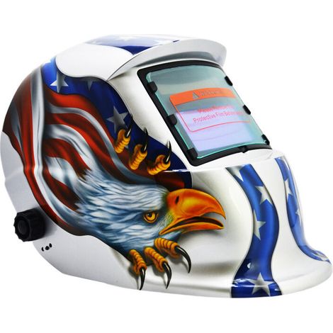 Masque de soudure automatique – Filtre à ombre réglable DIN9-13 – Temps de réponse 1/10000s – Protection 360° pour MIG TIG MAG (1/5)