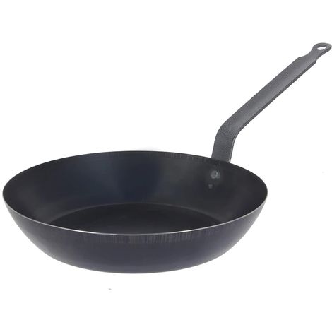 De Buyer Lyonnaise Padella lionese diam. cm Ferro, 5020.26, Nero, Diametro 26 (1/5)
