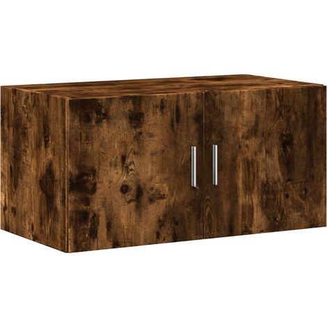 Maison Exclusive - Mobile a Parete Rovere Fumo 80x42,5x40 cm in Legno Multistrato