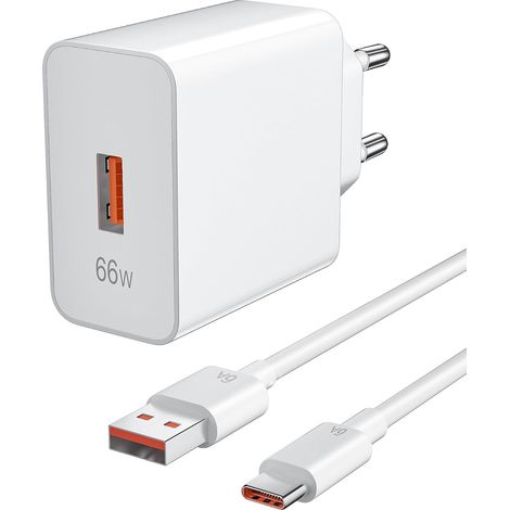 66W Chargeur Rapide et 6A Câble USB C 1m pour Honor 600 400 Lite (1/5)