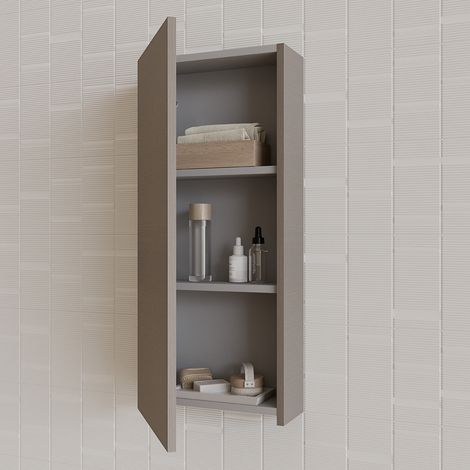 ROYO C0072563 STYLE Mueble Alto De Colgar 1 Puerta Fumé Arenado - ref: C0072563