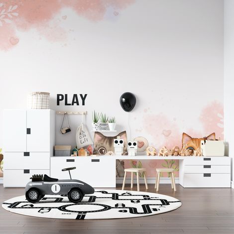 Papier peint enfant chat - 150 x 250 cm (1/2)