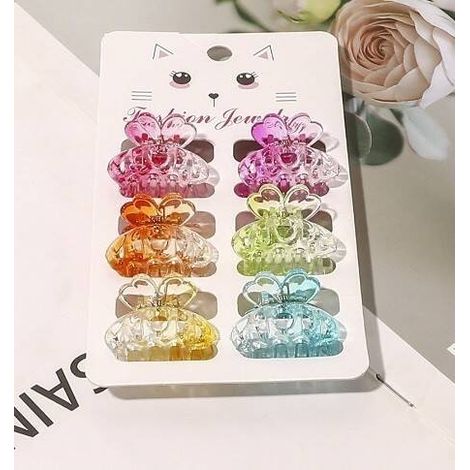 Ecarla Set mit 6 bunten Haarspangen SP203