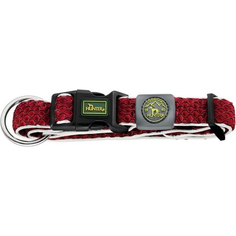 Hunter vario basic l-xl collier pour chien - rouge (1/4)