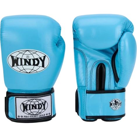 Guantoni da boxe Windy Classic in vera pelle, blu, 10 oz (1/5)