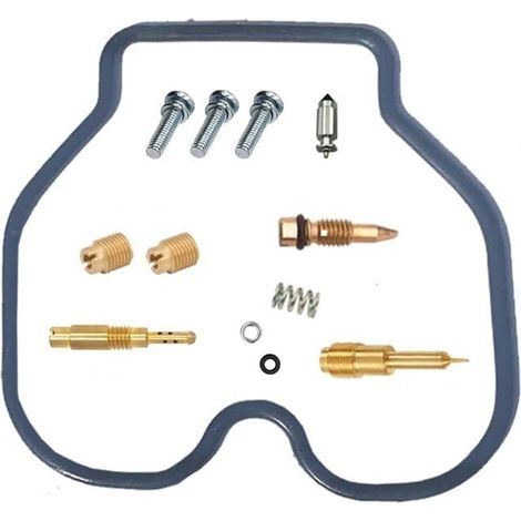 Kit de réparation de carburateur pour CHF50 2002-2009 50 cm³ Kit de base Compatible CHF50 monocylindre 50 cm³ joints en nitrile résistant à l'essence, gicleurs de précision en laiton, joints d'éta (1/3)