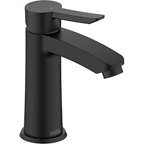 Bristan Apelo Eco Start Basin Mixer Tap with Clicker Waste - Black