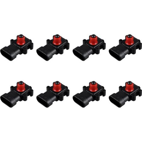 8x 3-Bar Ansaugluftdrucksensor für Silverado Suburban / LS1 LS3 LS6 LS7 LS9 LQ4 LY6 12615136 (1/2)