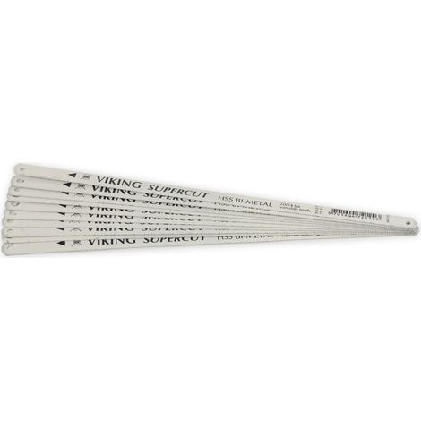 Lame di sega bimetallo a 8-10 denti per cm (10 lame)