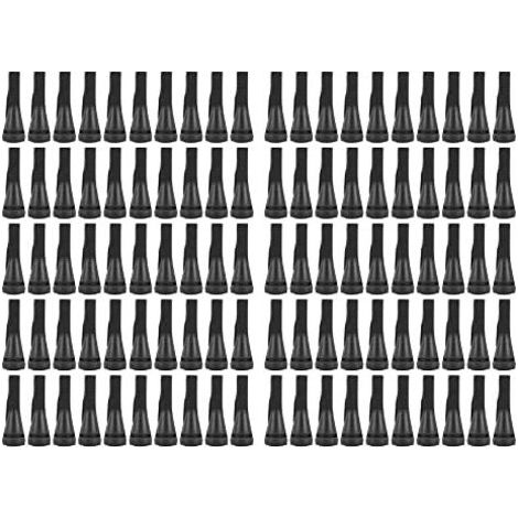 100 PCS Doigts De Plumeuse De Poulet pour Machine De Plumeuse De Volaille, Épilation en Poultry Epilator Caoutchouc Doigt Plumeuse Picker pour Poulet, Canard, Plumes D'oies (Le Noir) (1/5)